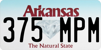 AR license plate 375MPM