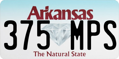 AR license plate 375MPS