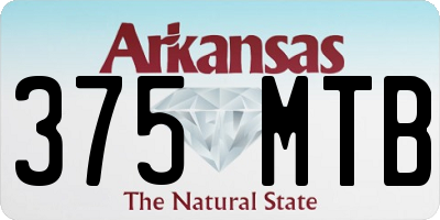 AR license plate 375MTB