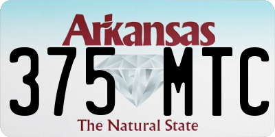 AR license plate 375MTC