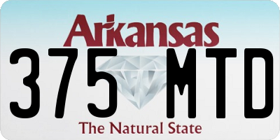 AR license plate 375MTD