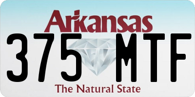 AR license plate 375MTF