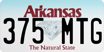 AR license plate 375MTG