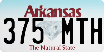 AR license plate 375MTH
