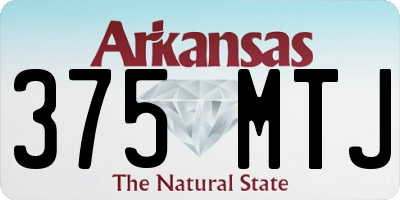 AR license plate 375MTJ