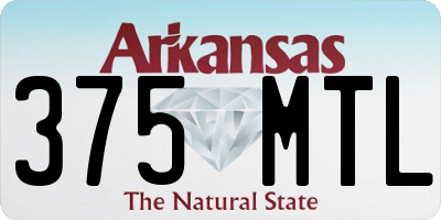AR license plate 375MTL