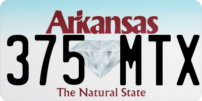 AR license plate 375MTX