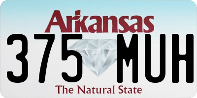 AR license plate 375MUH