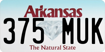 AR license plate 375MUK