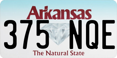 AR license plate 375NQE