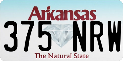 AR license plate 375NRW