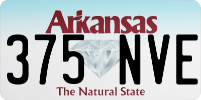AR license plate 375NVE