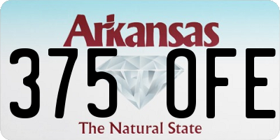 AR license plate 375OFE
