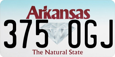 AR license plate 375OGJ