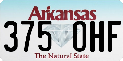 AR license plate 375OHF