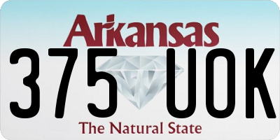 AR license plate 375UOK