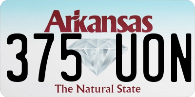 AR license plate 375UON