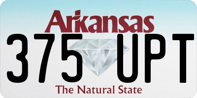 AR license plate 375UPT