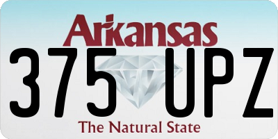 AR license plate 375UPZ