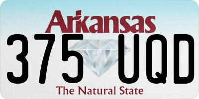 AR license plate 375UQD