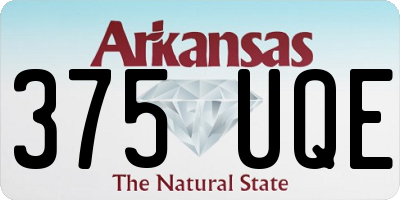 AR license plate 375UQE
