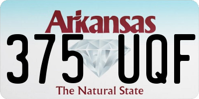 AR license plate 375UQF