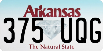AR license plate 375UQG