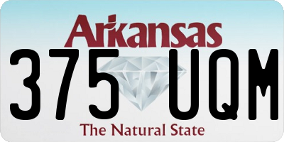 AR license plate 375UQM