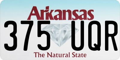AR license plate 375UQR