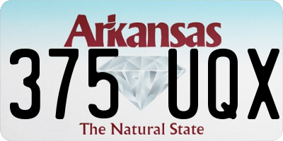 AR license plate 375UQX