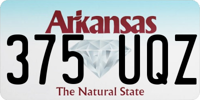 AR license plate 375UQZ