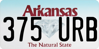 AR license plate 375URB