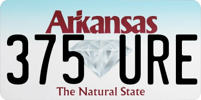 AR license plate 375URE