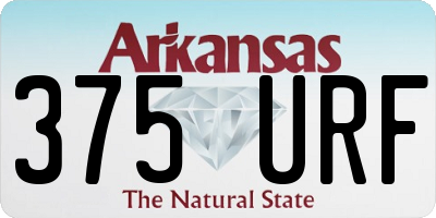 AR license plate 375URF