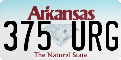 AR license plate 375URG