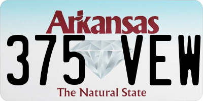 AR license plate 375VEW