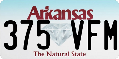AR license plate 375VFM