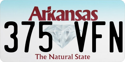 AR license plate 375VFN