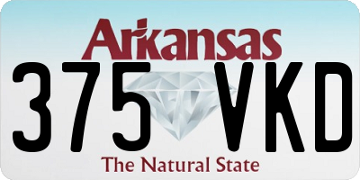 AR license plate 375VKD