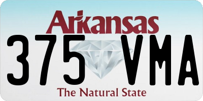 AR license plate 375VMA