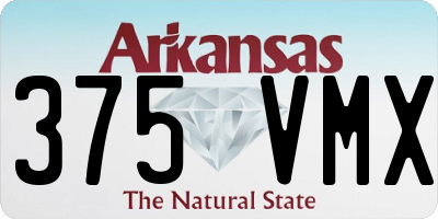 AR license plate 375VMX