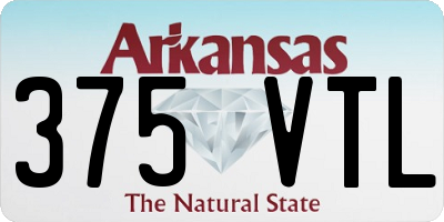 AR license plate 375VTL