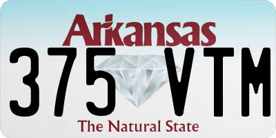 AR license plate 375VTM