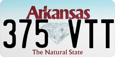 AR license plate 375VTT