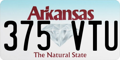 AR license plate 375VTU