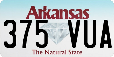 AR license plate 375VUA