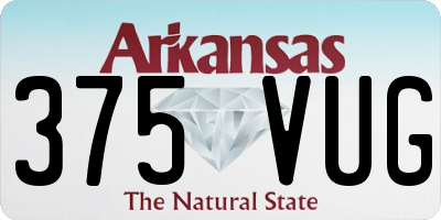 AR license plate 375VUG