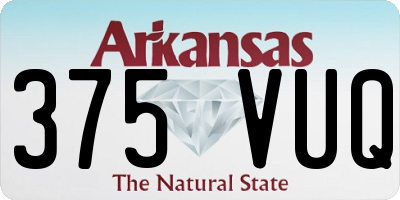 AR license plate 375VUQ