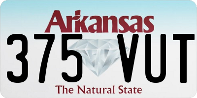 AR license plate 375VUT