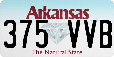 AR license plate 375VVB